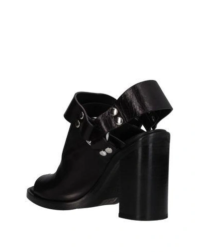 Shop Mm6 Maison Margiela Sandals In Black