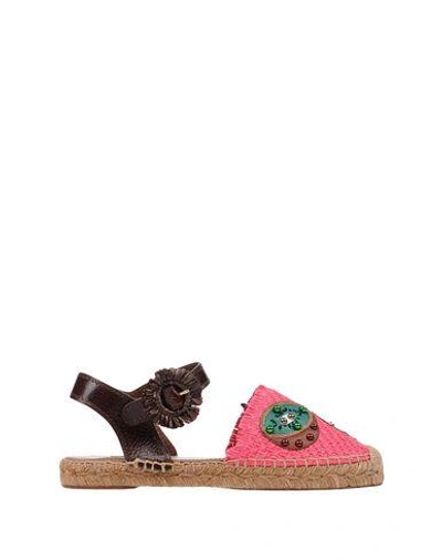 Shop Dolce & Gabbana Espadrilles In Fuchsia