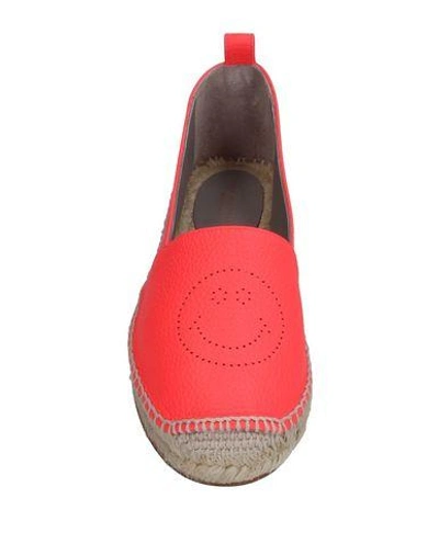 Shop Anya Hindmarch Espadrilles In Coral