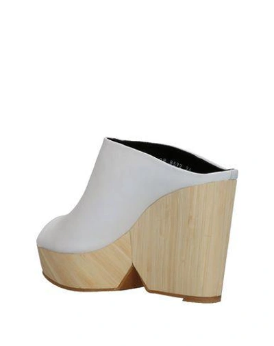 Shop Robert Clergerie Sandals In White