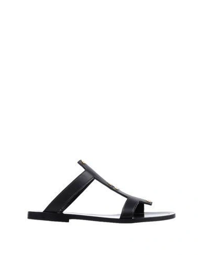 Shop Tom Ford Sandals In Black