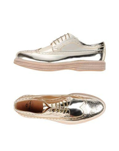 Shop Church's Lace-up Shoes In Platinum