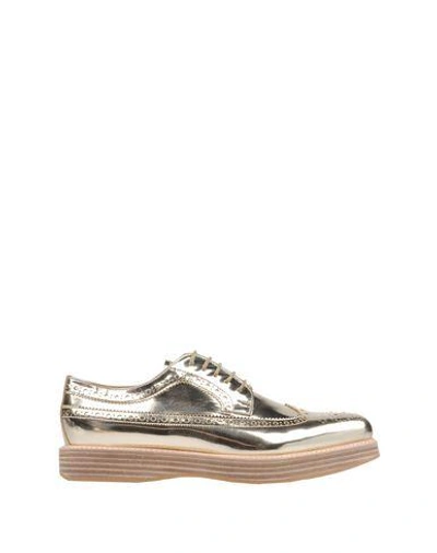Shop Church's Lace-up Shoes In Platinum