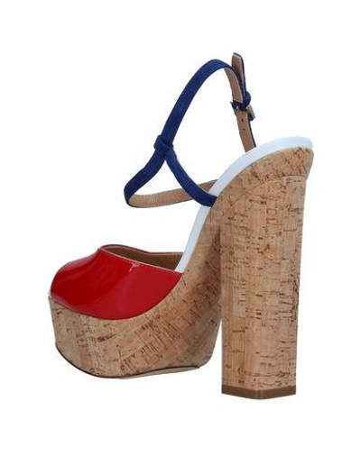 Shop Dsquared2 Sandals In Red