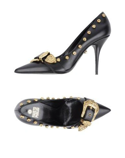 Shop Fausto Puglisi Pump In Black