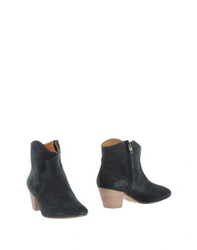 Isabel Marant Étoile Ankle Boot In Steel Grey
