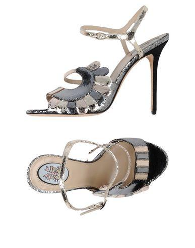 Paula Cademartori Metallic Stiletto Sandals | ModeSens