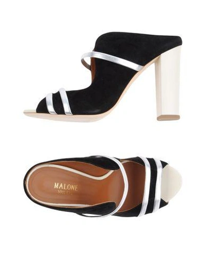 Shop Malone Souliers Sandals In Black