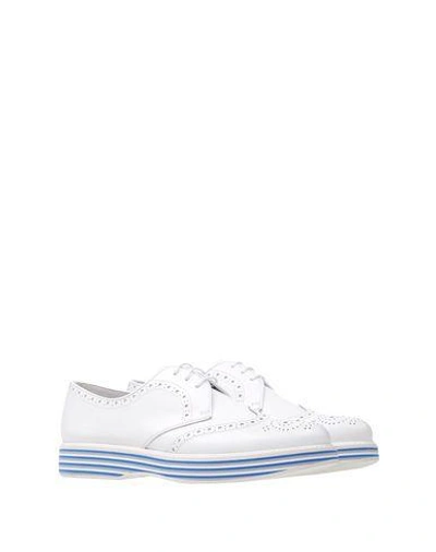 Shop Church's Laced Shoes In White