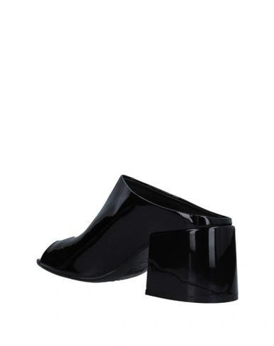 Shop Mm6 Maison Margiela Sandals In Black