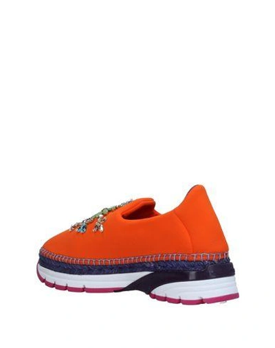 Shop Dolce & Gabbana Sneakers In Orange