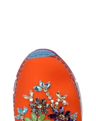 Shop Dolce & Gabbana Sneakers In Orange