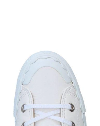 Shop Chloé Sneakers In Ivory
