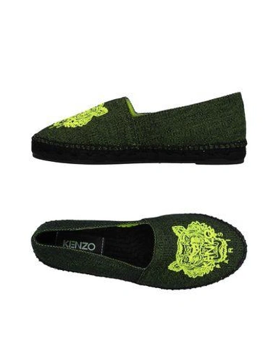 Kenzo Espadrilles In Acid Green