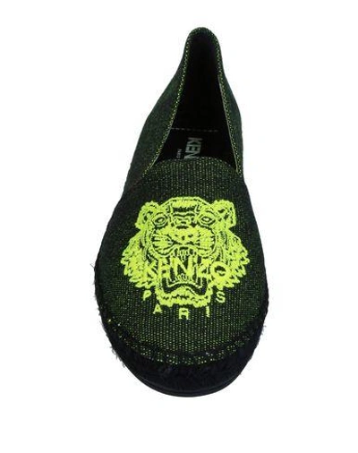 Kenzo Espadrilles In Acid Green