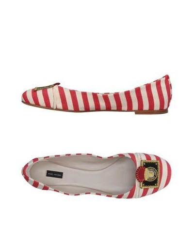Shop Marc Jacobs Ballet Flats In Red