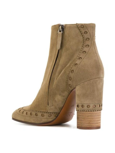 Shop Chloé Perry Ankle Boots - Brown
