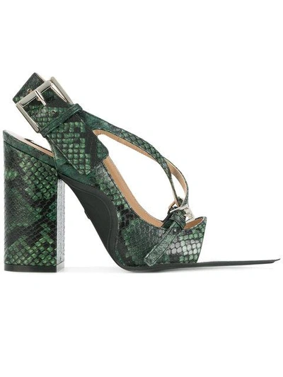 Shop N°21 Ankle Length Pumps In Green