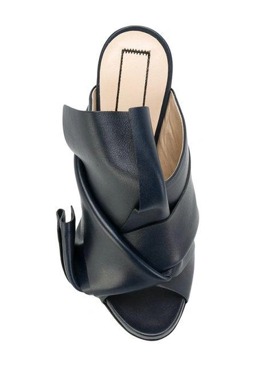 Shop N°21 Twisted Bow Design Mules