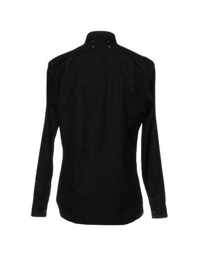 Shop Maison Margiela Solid Color Shirt In Black