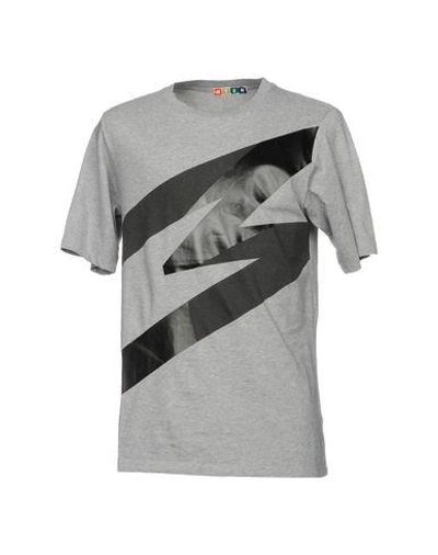 Shop Msgm T-shirt In Grey