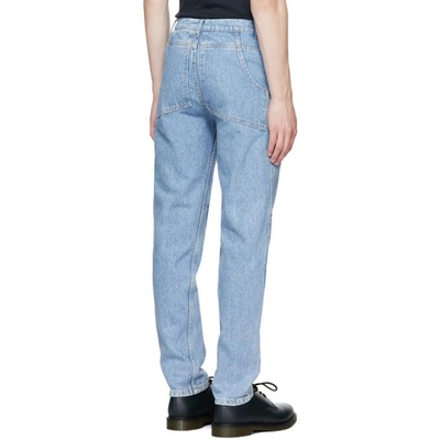 Shop Eckhaus Latta Blue El Jeans