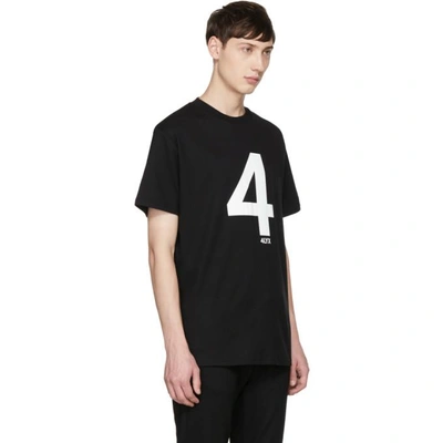 Shop Alyx Black U4ea T-shirt In 001-black