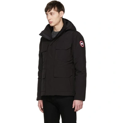 Shop Canada Goose Black Down Maitland Parka