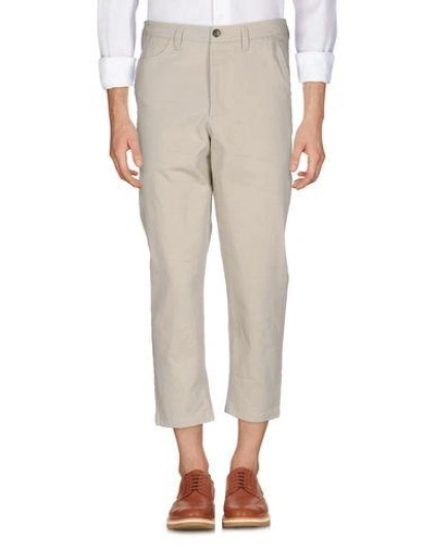 Shop Acne Studios Casual Pants In Beige