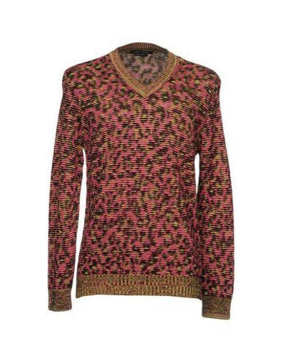 Shop Marc Jacobs Sweater In Fuchsia