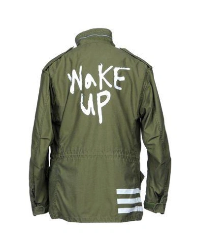 Shop As65 Jacket In Military Green