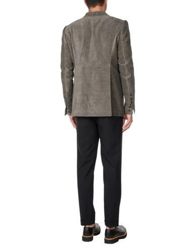 Shop Rick Owens Blazer In Grey