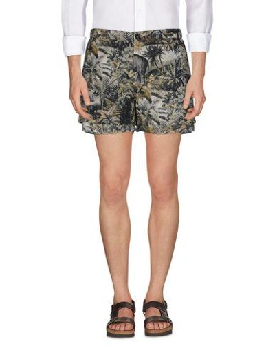 Shop N°21 Shorts & Bermuda In Steel Grey