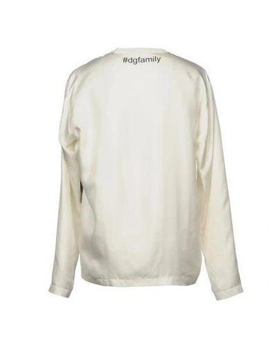 Shop Dolce & Gabbana Man T-shirt White Size 38 Silk