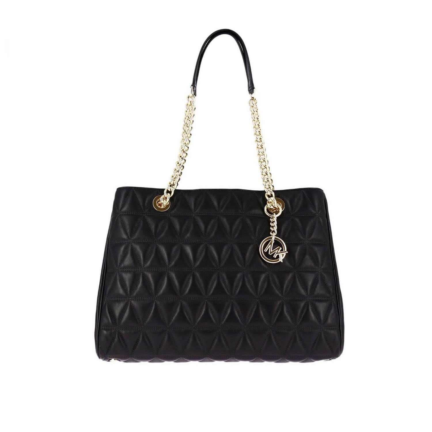 Michael Michael Kors Quilted Shoulder Bag In Black ModeSens
