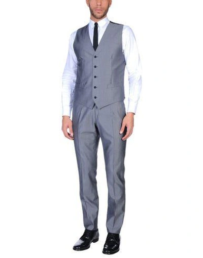 Shop Dolce & Gabbana Suits In Grey