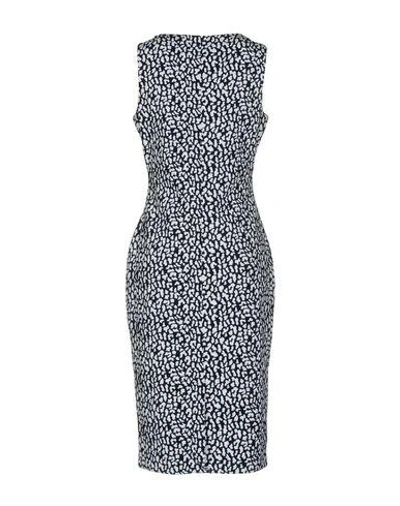 Shop Michael Michael Kors Knee-length Dress In Dark Blue