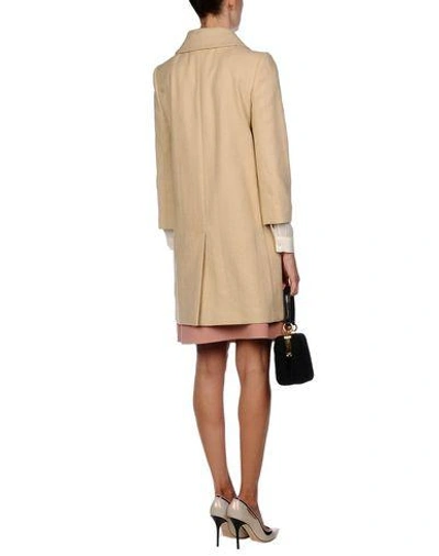 Shop Dolce & Gabbana Coat In Beige