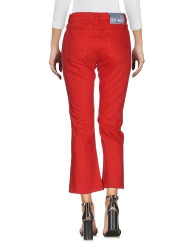 Shop Golden Goose Woman Jeans Red Size 27 Cotton, Elastane