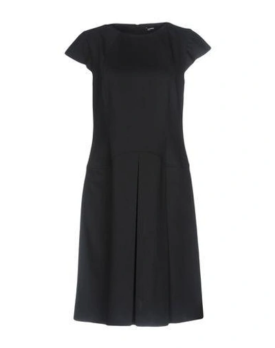 Shop Jil Sander Knee-length Dress In Dark Blue