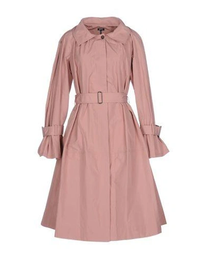 Shop Jil Sander Belted Coats In Pink