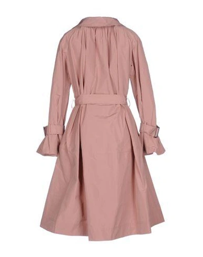 Shop Jil Sander Belted Coats In Pink