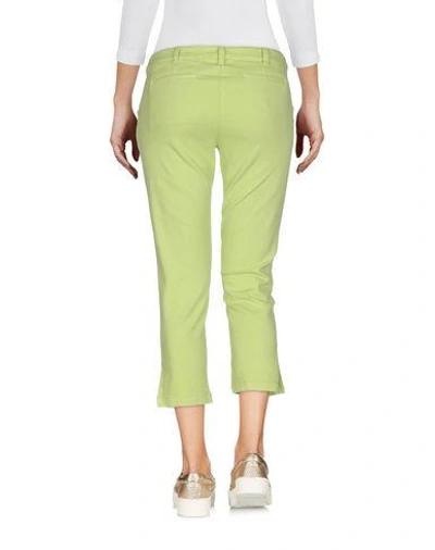 Shop Just Cavalli Denim Pants In Acid Green