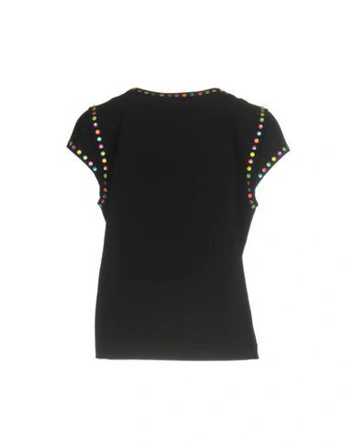 Shop Love Moschino Blouse In Black