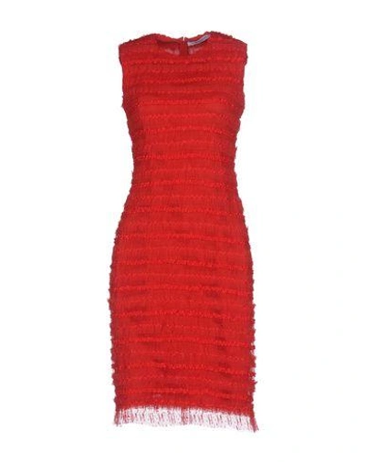 Shop Givenchy Short Dress In Red