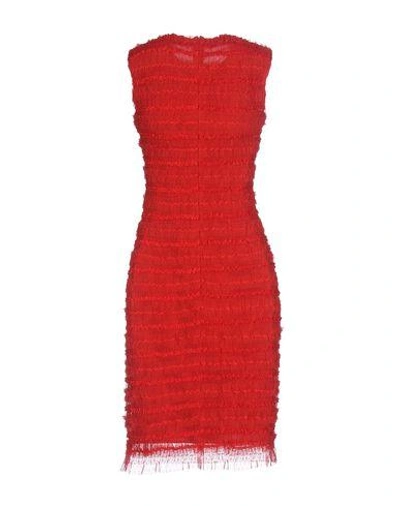 Shop Givenchy Short Dress In Red