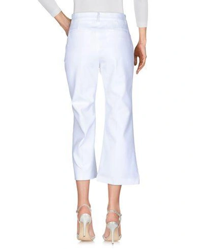 Shop Msgm Denim Pants In White