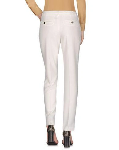 Shop Blumarine Casual Pants In White
