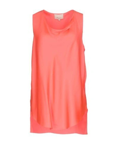 Shop 3.1 Phillip Lim / フィリップ リム Silk Top In Coral