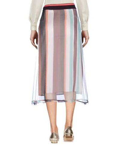 Shop Marni 3/4 Length Skirts In Beige
